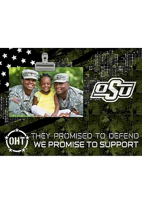 Oklahoma State Cowboys OHT Clip Picture Frame - Black