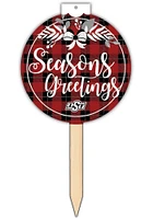 Oklahoma State Cowboys Seasons Greetings Sign - Black