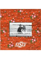Oklahoma State Cowboys Floral Picture Frame - Black