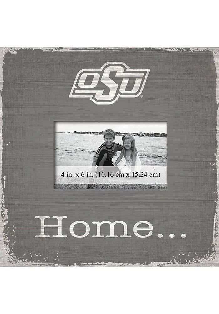 Oklahoma State Cowboys Home Picture Picture Frame - Black