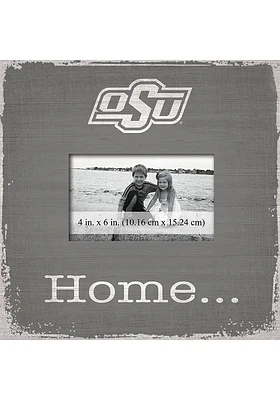 Oklahoma State Cowboys Home Picture Picture Frame - Black