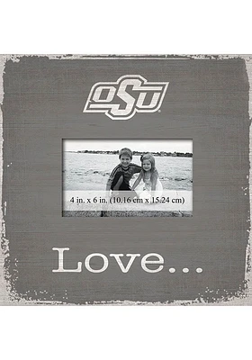 Oklahoma State Cowboys Love Picture Picture Frame - Black