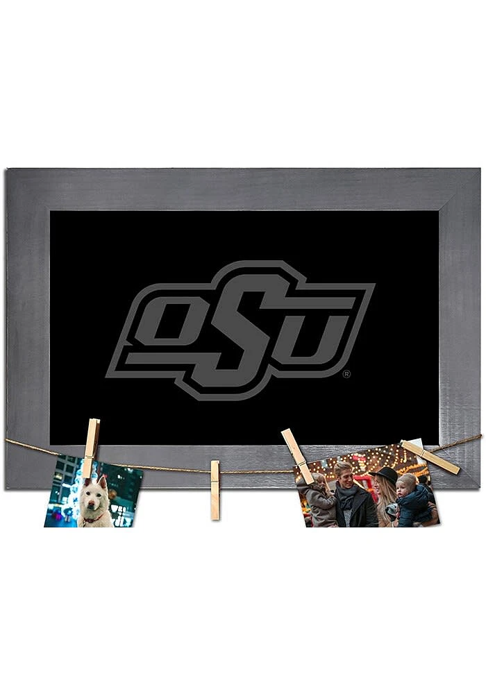Oklahoma State Cowboys Blank Chalkboard Picture Frame - Black