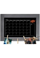 Oklahoma State Cowboys Monthly Chalkboard Picture Frame - Black