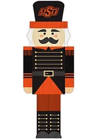 Oklahoma State Cowboys 31 Inch Nutcracker Leaner Sign - Black