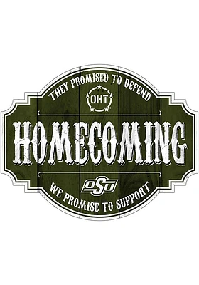 Oklahoma State Cowboys OHT 24in Homecoming Tavern Sign - Black