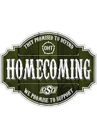 Oklahoma State Cowboys OHT 24in Homecoming Tavern Sign - Black
