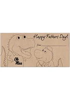 Ole Miss Rebels Fathers Day Coloring Sign - Blue