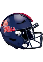 Ole Miss Rebels 12in Authentic Helmet Sign - Blue