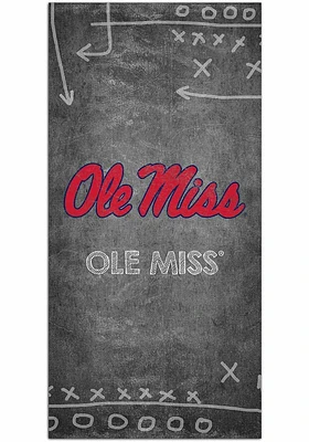 Ole Miss Rebels Chalk Playbook Sign - Blue