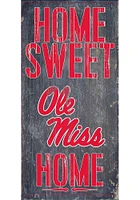 Ole Miss Rebels Home Sweet Home Sign - Blue