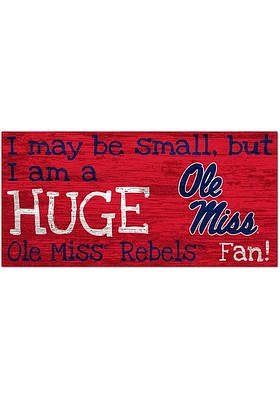 Ole Miss Rebels Huge Fan Sign - Blue