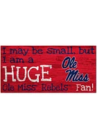 Ole Miss Rebels Huge Fan Sign - Blue
