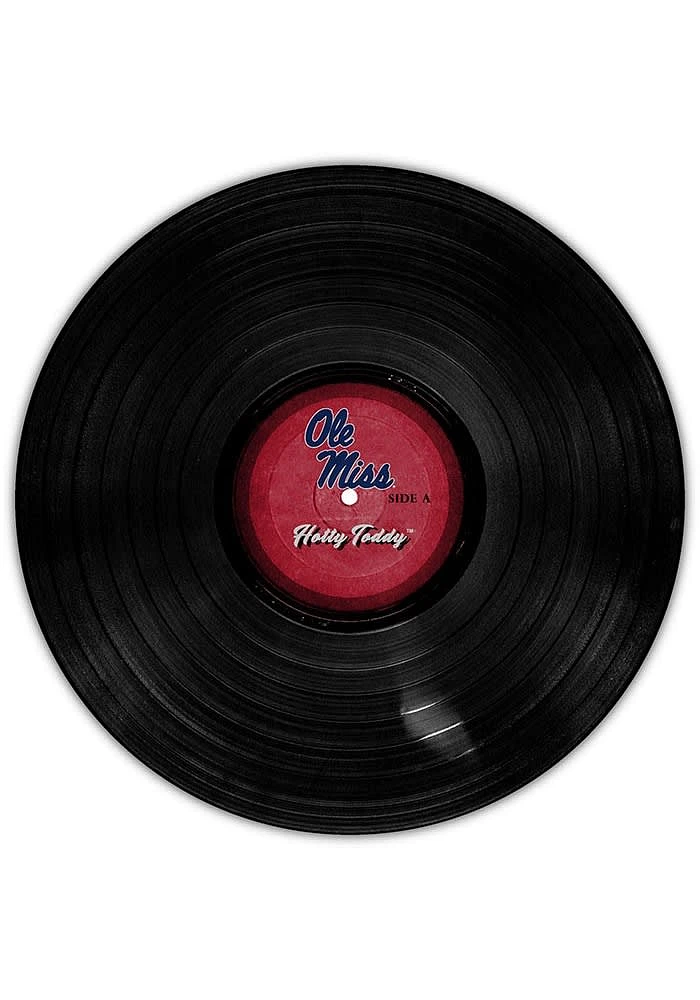 Ole Miss Rebels 12 Inch Vinyl Circle Sign - Blue
