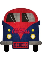 Ole Miss Rebels Team Bus Sign - Blue