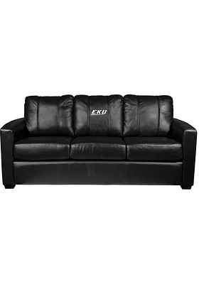 Eastern Kentucky Colonels Faux Leather Sofa - Black