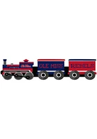 Ole Miss Rebels Train Cutout Sign - Blue