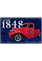 Ole Miss Rebels Established Truck Sign - Blue
