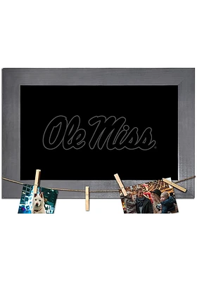 Ole Miss Rebels Blank Chalkboard Picture Frame - Blue