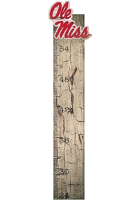 Ole Miss Rebels Growth Chart Sign - Blue