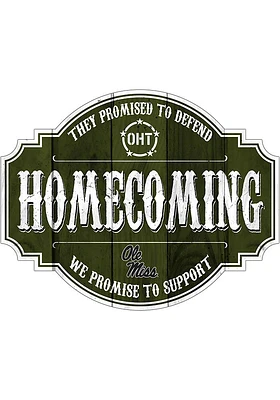 Ole Miss Rebels OHT 24in Homecoming Tavern Sign - Blue