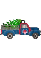 Chicago Cubs Christmas Truck Ornament - Red