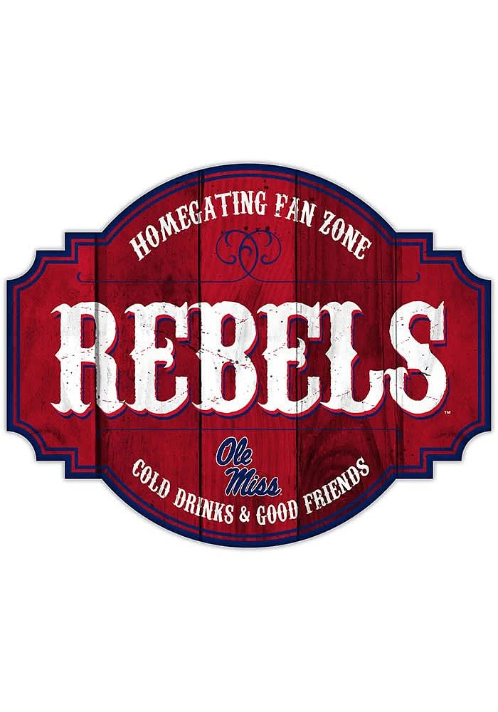 Ole Miss Rebels 24 Inch Homegating Tavern Sign - Blue