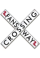 Ole Miss Rebels 48 Inch Fans Way Crossing Wall Art