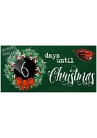Oregon State Beavers Chalk Christmas Countdown Sign - Orange