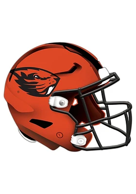 Oregon State Beavers 24in Helmet Cutout Sign - Orange