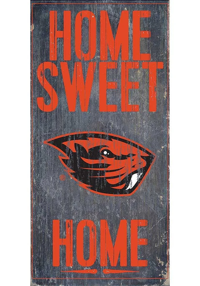 Oregon State Beavers Home Sweet Home Sign - Orange