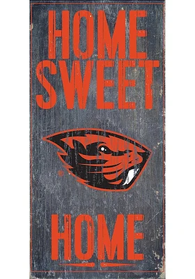 Oregon State Beavers Home Sweet Home Sign - Orange