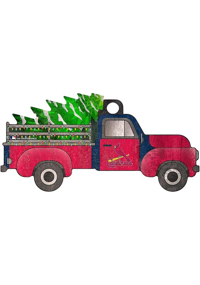 St Louis Cardinals Christmas Truck Ornament