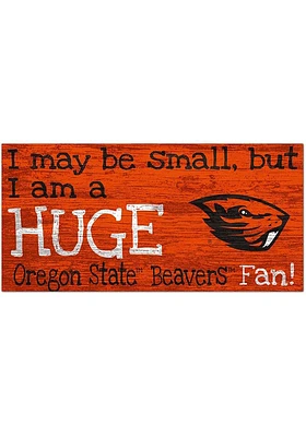Oregon State Beavers Huge Fan Sign - Orange