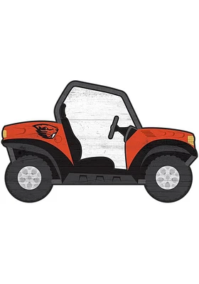Oregon State Beavers ATV Cutout Sign - Orange