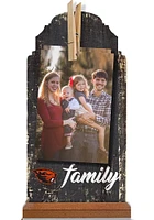 Oregon State Beavers Family Clothespin Sign - Orange
