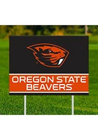 Oregon State Beavers Team Yard Sign - Orange