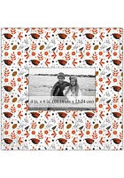 Oregon State Beavers Floral Pattern Picture Frame - Orange