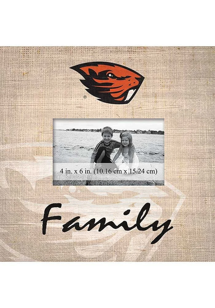 Oregon State Beavers Family Picture Picture Frame - Orange