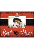 Oregon State Beavers Best Mom Clip Picture Frame - Orange