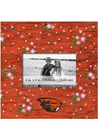 Oregon State Beavers Floral Picture Frame - Orange