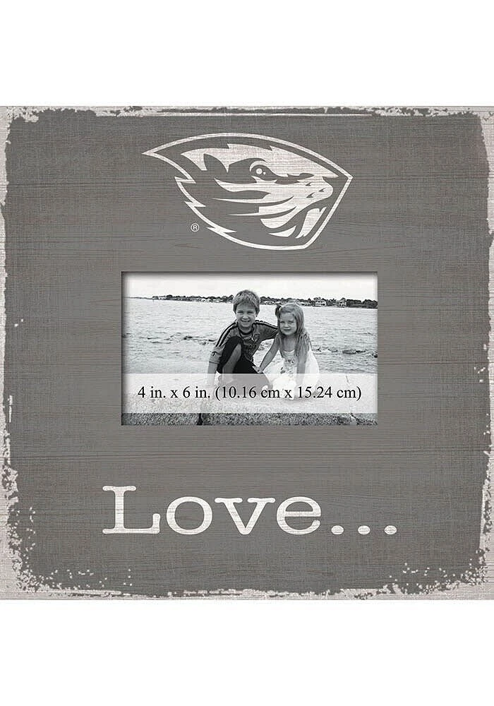 Oregon State Beavers Love Picture Picture Frame - Orange