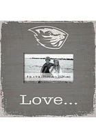 Oregon State Beavers Love Picture Picture Frame - Orange