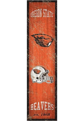 Oregon State Beavers Heritage Banner 6x24 Sign - Orange