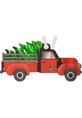 Cleveland Browns Christmas Truck Ornament