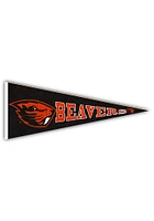 Oregon State Beavers Wood Pennant Sign - Orange