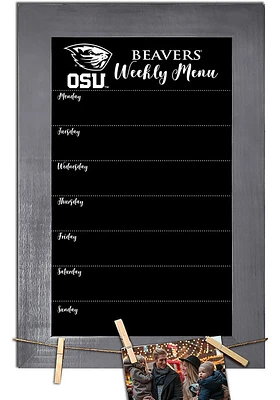 Oregon State Beavers Weekly Chalkboard Picture Frame - Orange