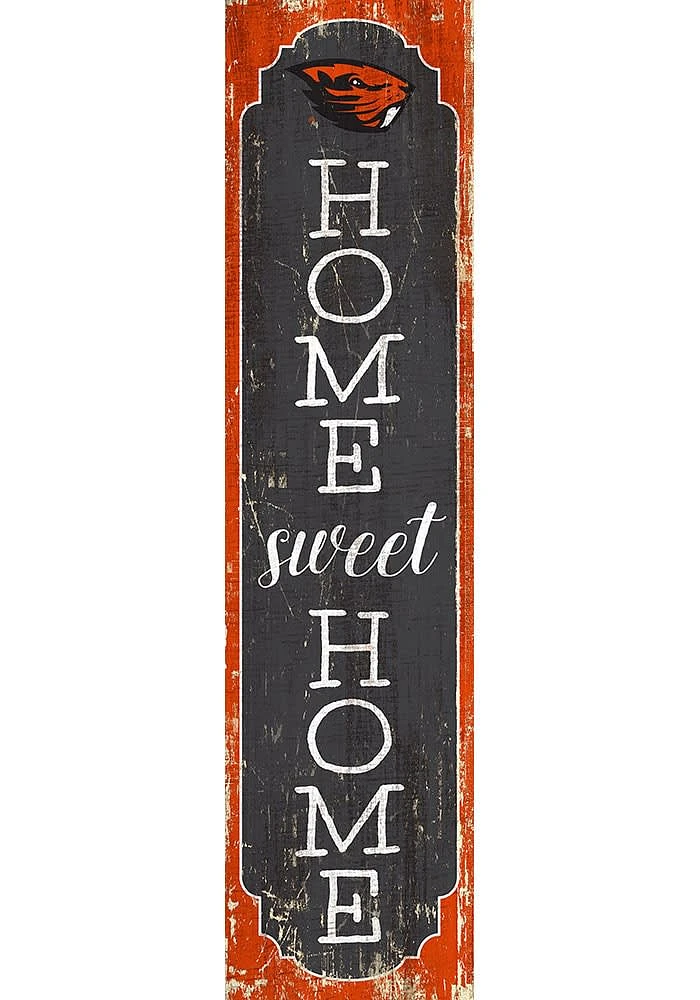 Oregon State Beavers 48 Inch Home Sweet Home Leaner Sign - Orange