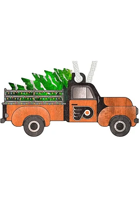 Philadelphia Flyers Christmas Truck Ornament - Black