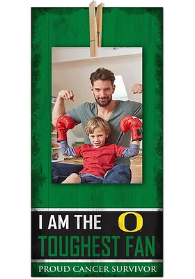 Oregon Ducks The Toughest Fan Sign - Green